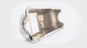 1988-96 FORD SMALL BLOCK 351W WINDSOR STOCK CAPACITY TRUCK OIL PAN - CHROME