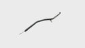 Steel Transmission Dipstick – Locking Style – Fits Chevy/GM TH700 / 4L60E – Bellhousing Mount – Black