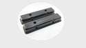 1958-86 CHEVY SMALL BLOCK 283-305-327-350-400 OEM STYLE SHORT VALVE COVERS - BLACK