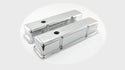 Tall Steel Valve Covers – Fits 1958–1986 Chevy Small Block 283‑305‑327‑350 (Stamped “350” Logo, 1 Hole Each) – Chrome Finish
