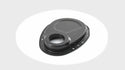 1955-65 CHEVY SMALL BLOCK 283-305-327-350-400 STEEL 2-PIECE TIMING CHAIN COVER SET - BLACK