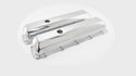 Tall Steel Valve Covers – Fits 1964–88 Oldsmobile 330, 350, 400, 425, 455 V8 Engines – Smooth Top- Chrome