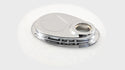 1955-65 CHEVY SMALL BLOCK 283-305-327-350-400 STEEL 2-PIECE TIMING CHAIN COVER SET - CHROME