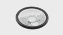 14" CHROME BILLET ALUMINUM STEERING WHEEL W- HALF WRAP - 9 HOLE