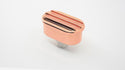 CHEVY-FORD-MOPAR BILLET ALUMINUM BREATHER - FINNED - COPPER