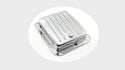 Steel Ford C4 Transmission Pan – Stock Capacity, Chrome Coated (Pan Fill Style)