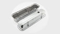 Steel Tall Valve Covers Fits 1959–1979 Pontiac V8 301‑455 – 1 Hole – Chrome