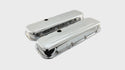 Steel Short Valve Covers Fits 1965–1995 Chevy BB 396‑427‑454‑502 – 454 Logo – Chrome