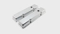 Polished Aluminum Ball Milled Valve Covers – Fits 1958–1986 Chevy Small Block 283 / 305 / 327 / 350 / 400 – Short Style – Baffled