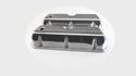 1962-85 FORD SMALL BLOCK 289-302-351W-5.0L TALL CHROME ALUMINUM VALVE COVERS - FULL FINNED