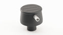 Aluminum Breather PCV Valve – Ball Milled – Powder‑Coated Matte Black