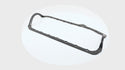 Neoprene Rubber Oil Pan Gasket – Fits 1958–79 Small Block Chevy 283–400 – Thick Front Seal – 2-Piece Rear Main Seal – Black