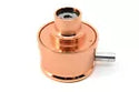 ALUMINUM POLISHED BREATHER PCV BALL MILLED - COPPER