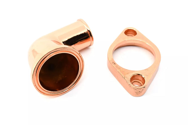 MCC6003 SB & BB Chevy Polished Aluminum Swivel Water Neck 283 327 350 MCC6003 SB & BB Chevy Polished Aluminum Swivel Water Neck 283 327 350