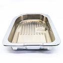 STEEL CHEVY/GM 4L80 4L80E 4L85E TRANSMISSION PAN - CHROME