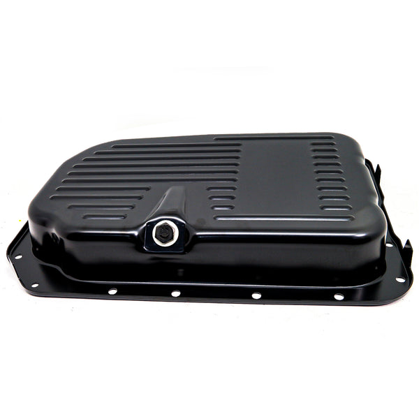 STEEL CHEVY/GM 4L80 4L80E 4L85E TRANSMISSION PAN - BLACK