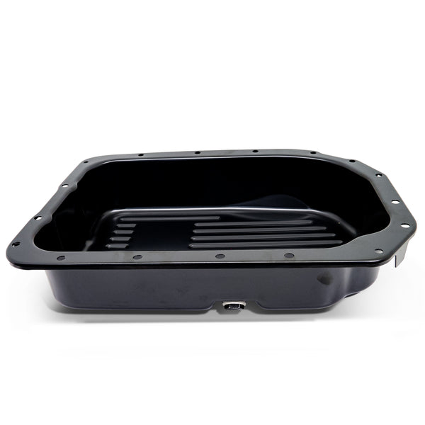 STEEL CHEVY/GM 4L80 4L80E 4L85E TRANSMISSION PAN DEEP - BLACK