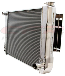 ALUMINUM EMC 1967-69 CHEVY CAMARO DIRECT FIT RADIATOR  W-AT COOLER KIT - POLISHED