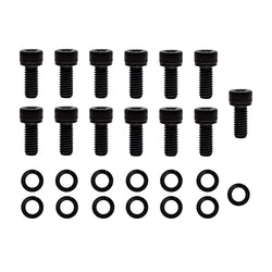 CHEVY-GM TURBO TH-350 TH-400 TRANSMISSION PAN BOLT KIT (13 PCS) - BLACK