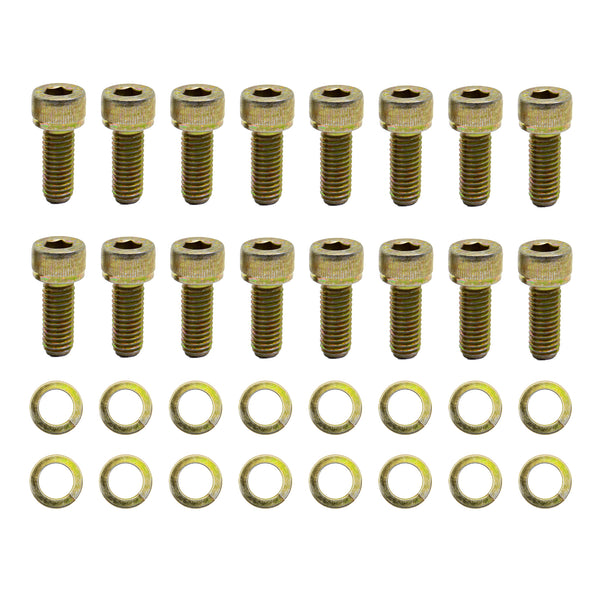 CHEVY-GM 700R4 TRANSMISSION PAN BOLT KIT (16 PCS) - ZINC