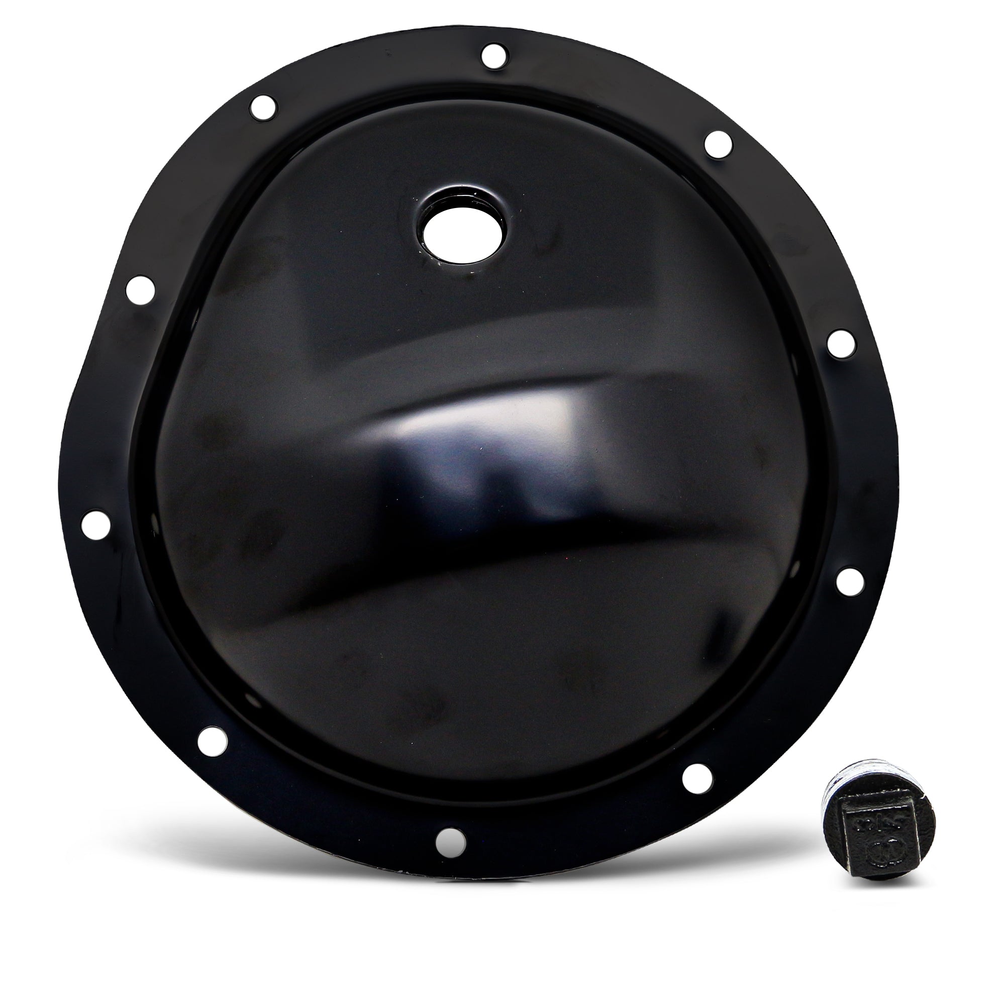1978-91 CHEVY/GMC TRUCK BLACK STEEL FRONT DIFFERENTIAL COVER - 10 BOLT ...