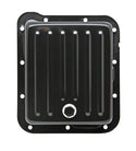 FORD C4 STEEL TRANSMISSION PAN (CASE FILL STYLE) - BLACK