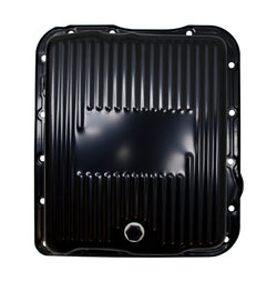 CHEVY-GM 700R4-4L60E-4L65E STEEL TRANSMISSION PAN (DEEP SUMP) - EDP BLACK