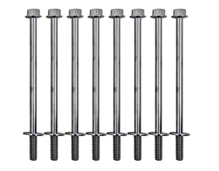 Steel 8 Piece Bolt  Set Fits 1987-2000 Chevy/GMC 5.0L/5.7L Valve Covers - Chrome