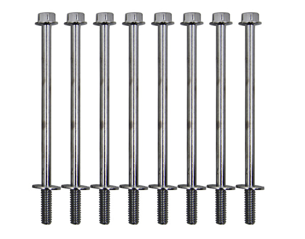 STEEL 9705 VALVE COVER BOLT 8 PIECES - CHROME