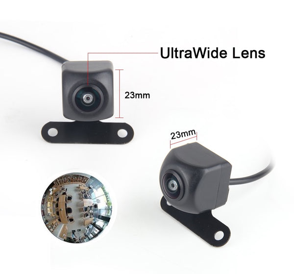 UNIVERSAL CAR REAR VIEW CAMERA WITH FISHEYE HD LENS BACKUP CAMERA VEHICLE PARKING ASSISTANCE CAMERA 170 WIDE ANGEL