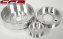 1994-95 FORD MUSTANG 5.0 BILLET ALUMINUM SERPENTINE PULLEY SET - MACHINED