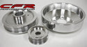 4.6L FORD MUSTANG COBRA GT 96-98 BILLET SERPENTINE PULLEY SET- POLISHED