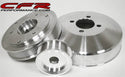 4.6L FORD MUSTANG GT 99-00 BILLET SERPENTINE PULLEY SET - MACHINED