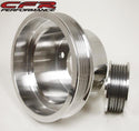 CHEVY TRUCK 454 7.4L 88-93 BILLET SERPENTINE PULLEY SET- POLISHED