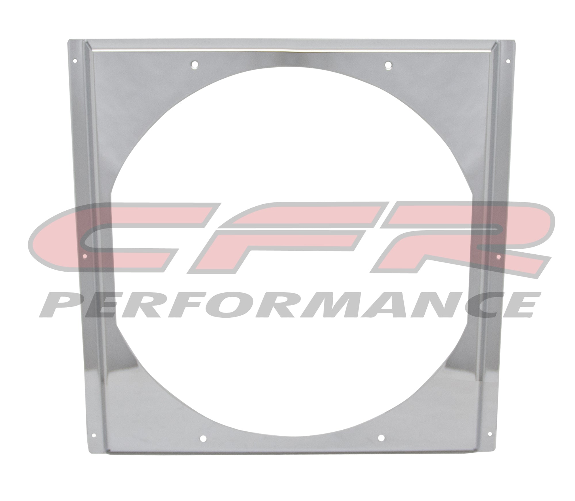 thumbnail image 2 of Auto City Classic Universal Radiator Fan Shroud & 16” Chrome Fan – 17x20 Aluminum Shroud, 2600 CFM 2 of 5