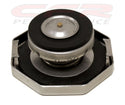 CHEVY FORD MOPAR HEXAGON TWIST-ON PERFORMANCE RADIATOR CAP - STAINLESS STEEL