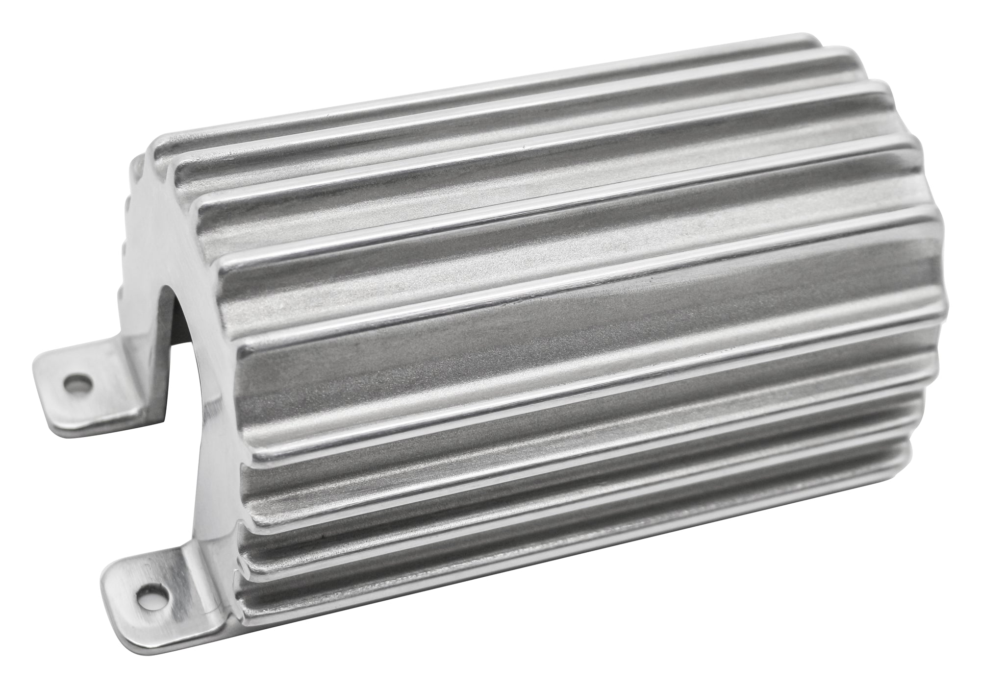 ALUMINUM FINNED CANISTER ROUND IGNITION COIL COVER POLISHED CFR