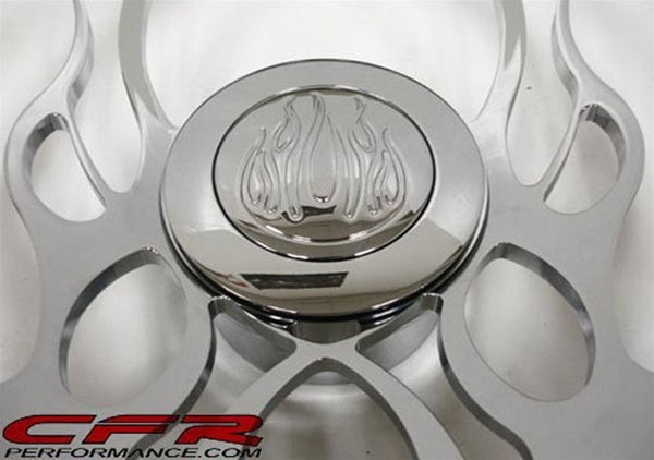 9-Hole Chrome Aluminum Steering Wheel Adapter For Chevy GMC 1969-1994 Hot Rod