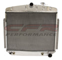 CFR 1955-56 CHEVY DIRECT FIT ALUMINUM RADIATOR - DIRECT REPLACEMENT - POLISHED