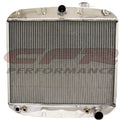 CFR 1955-57 CHEVY DIRECT FIT ALUMINUM RADIATOR - DIRECT REPLACEMENT - POLISHED