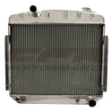 CFR 55-57 CHEVY DIRECT FIT ALUMINUM RADIATOR - DIRECT REPLACEMENT - POLISHED