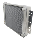 CFR 1959-72 CHEVY IMPALA-CHEVELLE-EL CAMINO-NOVA DIRECT FIT ALUMINUM RADIATOR W- AT COOLER - DIRECT REPLACEMENT FITS LS CONVERSION