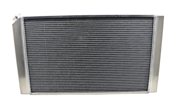 ALUMINUM EMC 1968-77 CHEVY CHEVELLE A-BODY RADIATOR DIRECT FIT W-AT COOLER - NATURAL