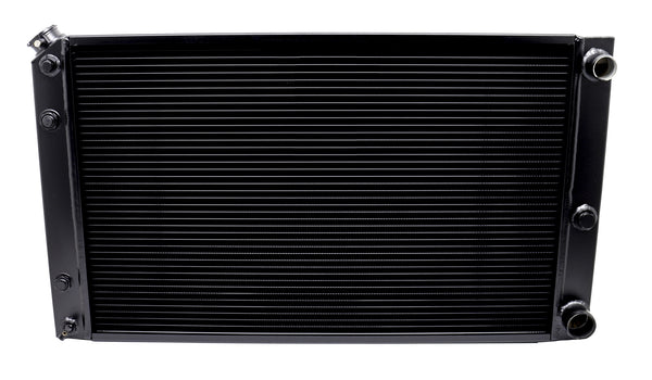ALUMINUM EMC 1968-77 CHEVY CHEVELLE A-BODY RADIATOR DIRECT FIT W-AT LS CONVERSION - BLACK