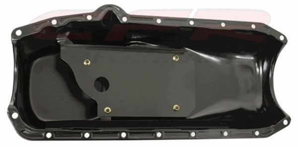 1958-79 CHEVY SMALL BLOCK 283-305-327-350 IMCA CIRCLE TRACK RACING OIL PAN - BLACK