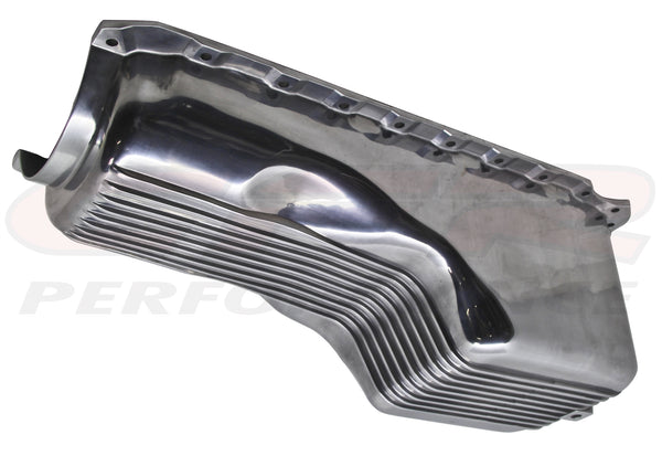 ALUMINUM 1965-90 CHEVY BB 396-402-427-454 GEN 4 OIL PAN - POLISHED