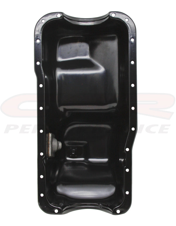 STEEL 1981-87 FORD 351W 5.8L E-F-100-150-250-350 OIL PAN - BLACK