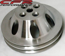 GH RPC Big Block Chevy Aluminum Pulley Kit – LWP 2 Groove Water Pump & 3 Groove Crankshaft Pulleys (R8844 R8845)
