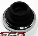 CHROME TOP PUSH-IN OIL CAP PLUG FOR VALVE COVERS - SMOOTH