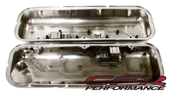 1965-72 Compatible/Replacement For Chevy Big Block 396 427 454 Short Style Steel Valve Covers Chrome